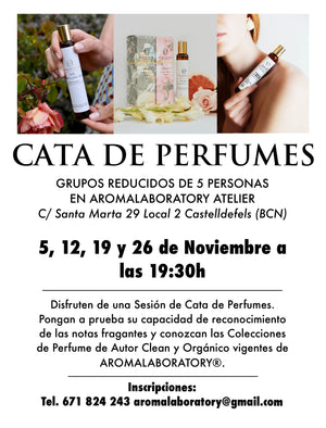 Catas de Perfume en noviembre.