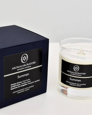 Mosquito Repellent Candle SUMMER. Aromatherapy.