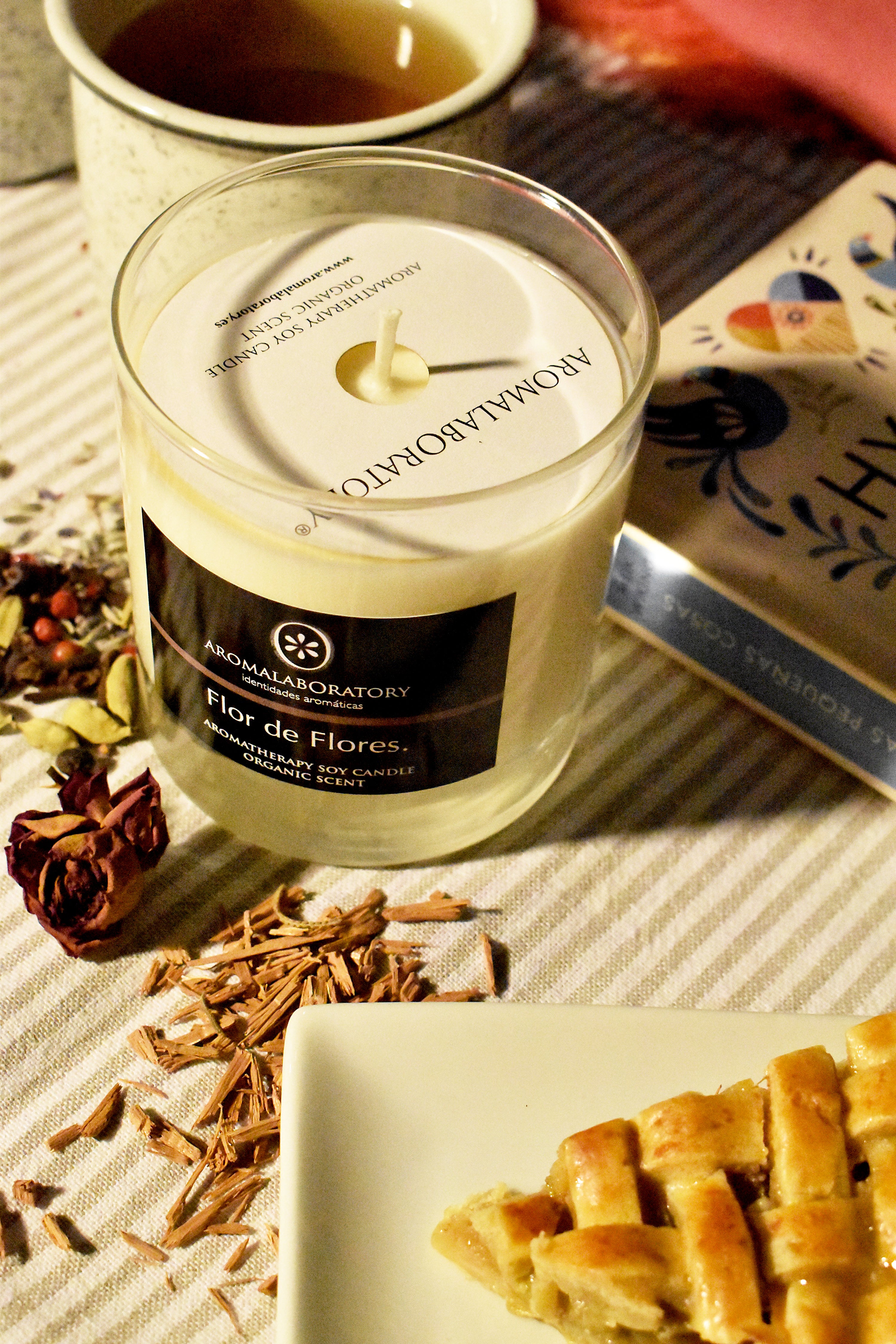 Aromatherapy Candle FLOR DE FLORES.