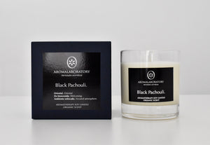 Aromatherapy Candle BLACK PACHOULI | SAFETY.