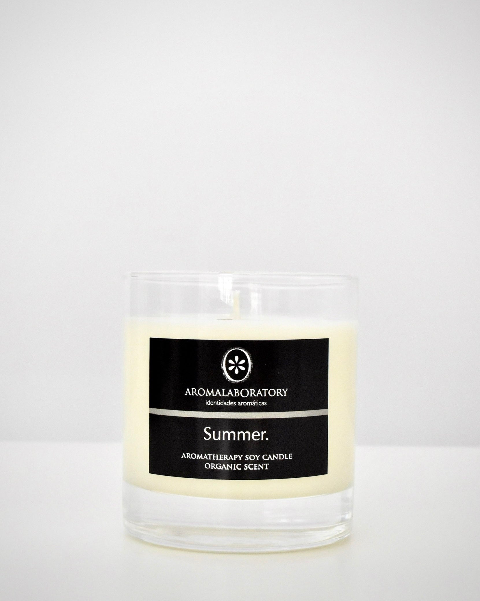 Bougie Antimoustiques SUMMER. Aromathérapie. Biologique.