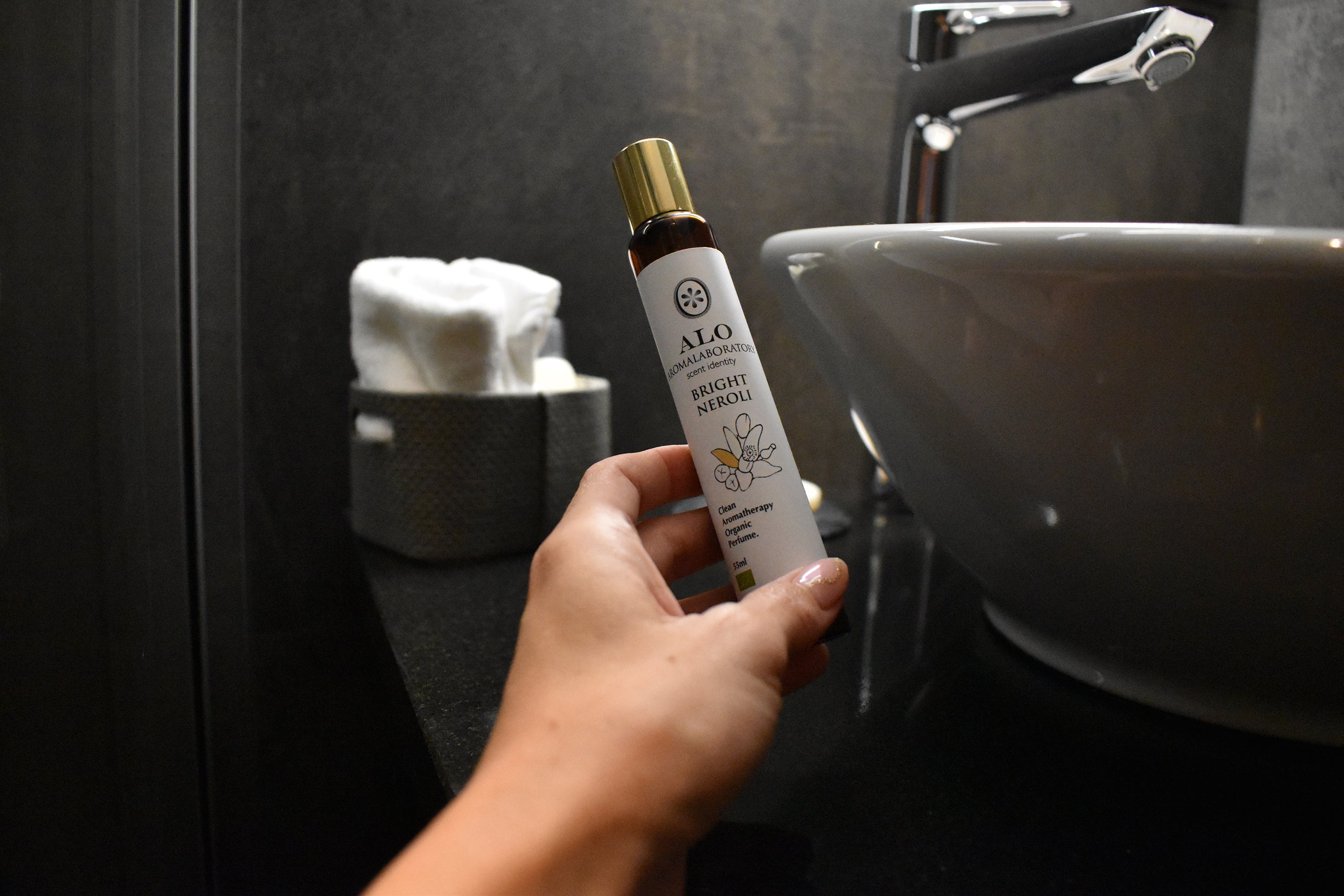 BRIGHT NEROLI. Parfum Clean d'Aromathérapie. Bio. 55ml