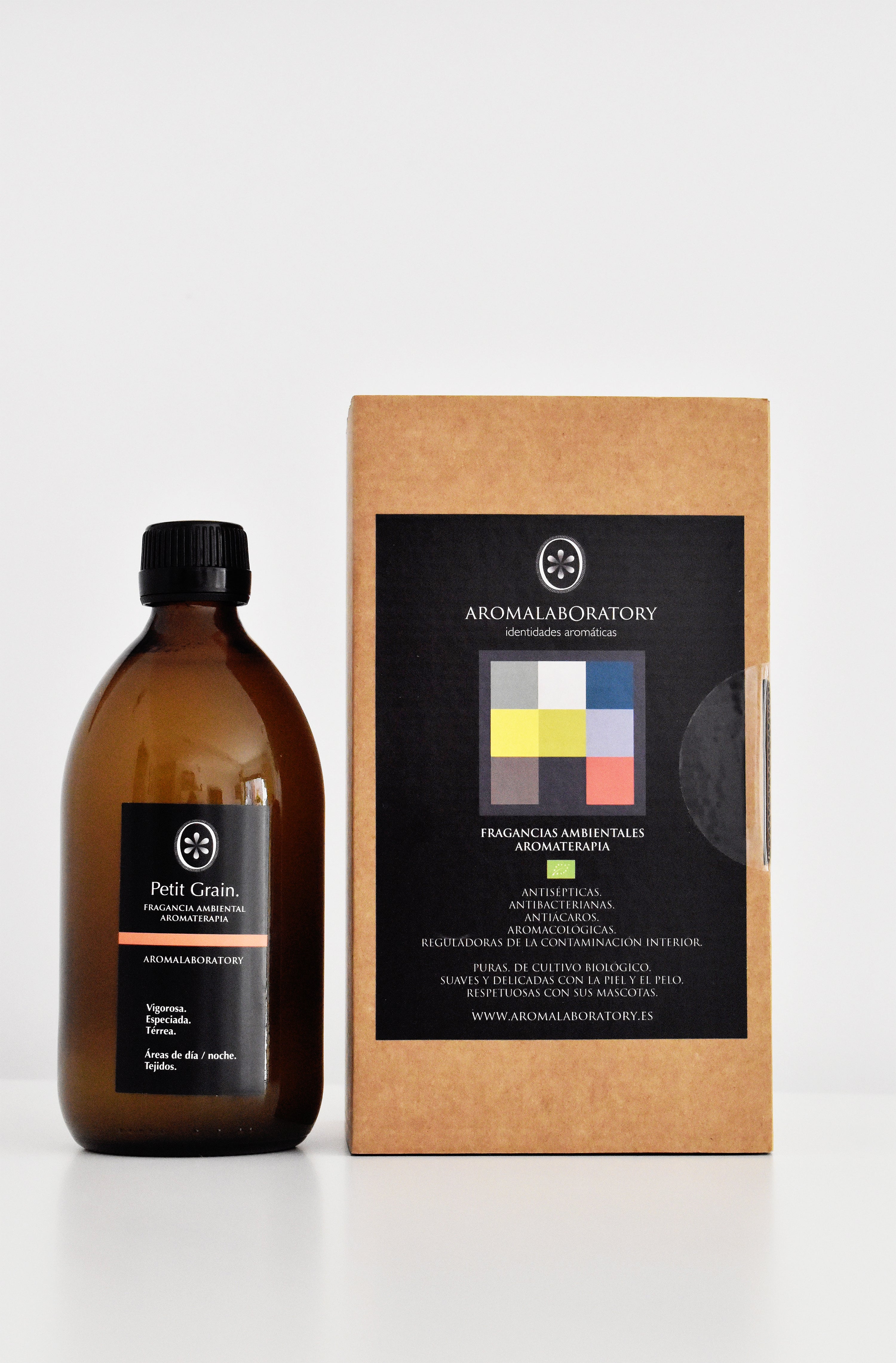 Fragancia Ambiental PETIT GRAIN. Aromaterapia. Ecológica. 500ml.